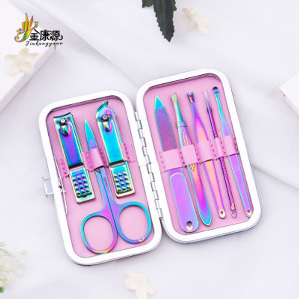 wholesale 8pcs/set new manicure nail clippers pedicure set portable travel hygiene kit stainless steel nail cutter tool set
wholesale 8pcs/set new manicure nail clippers pedicure set portable travel hygiene kit stainless steel nail cutter tool set