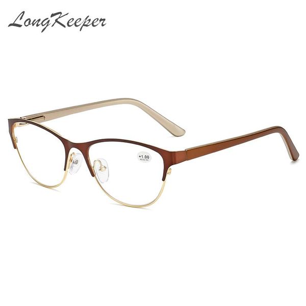 longkeeper cat eye reading glasses men women hyperopia metal presbyopic eyeglasses elderly diopter computer glasses, White;black
longkeeper cat eye reading glasses men women hyperopia metal presbyopic eyeglasses elderly diopter computer glasses, White;black
