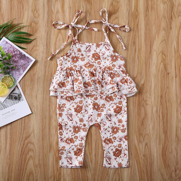 0-24m toddler baby girl rompers clothes ruffle sleeveless belt flowers print jumpsuit outfit summer, Blue
0-24m toddler baby girl rompers clothes ruffle sleeveless belt flowers print jumpsuit outfit summer, Blue