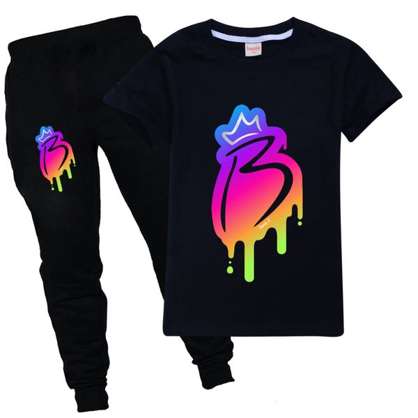 new summer kids designer boys clothes 2 piece sets tracksuit children short sleeve t shirt trousers royally b print clothing set big boys, White
new summer kids designer boys clothes 2 piece sets tracksuit children short sleeve t shirt trousers royally b print clothing set big boys, White