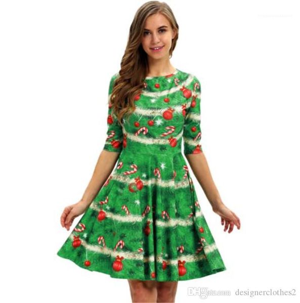 dress seven sleeved skirt crew neck middle sleeve loose dresses ladies casual dress christmas 3d printed, Black;gray
dress seven sleeved skirt crew neck middle sleeve loose dresses ladies casual dress christmas 3d printed, Black;gray