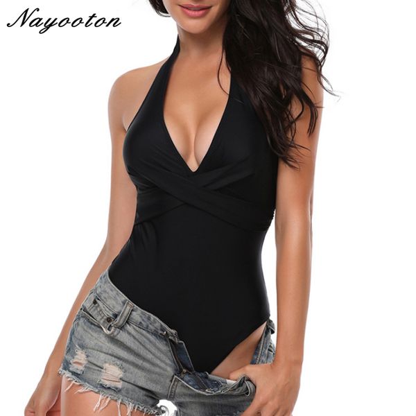 black one-piece swimsuit cross halter women swimwear push up bodysuit biquini bathing suits plus size xxl monokini, White;black
black one-piece swimsuit cross halter women swimwear push up bodysuit biquini bathing suits plus size xxl monokini, White;black