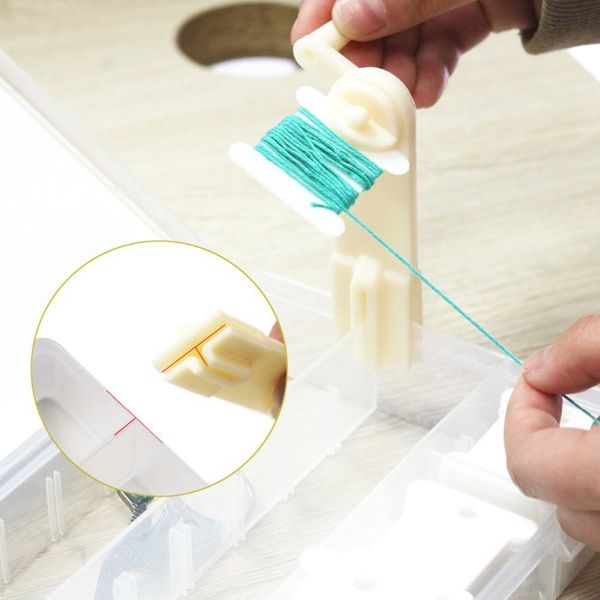 manual string winder with thread card embroidery plastic thread bobbins floss for storage holder winding stitch wound tools, Black
manual string winder with thread card embroidery plastic thread bobbins floss for storage holder winding stitch wound tools, Black
