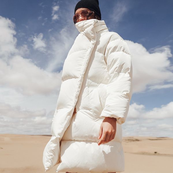 ynzzu luxury 2018 winter jacket women casual white mid-long duck down coat jacket loose thicken stand collar warm outwears o680, Black
ynzzu luxury 2018 winter jacket women casual white mid-long duck down coat jacket loose thicken stand collar warm outwears o680, Black