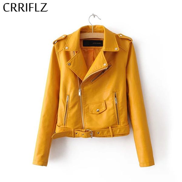 bomber motorcycle cool outerwear 2019 new fashion women autunm winter yellow faux leather jackets lady coat with belt sale, Black
bomber motorcycle cool outerwear 2019 new fashion women autunm winter yellow faux leather jackets lady coat with belt sale, Black