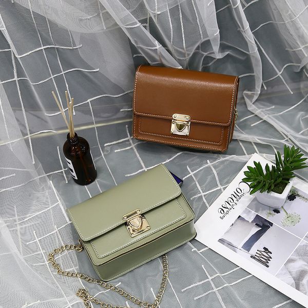 bag women's 2020 new fashion women's bag metal lock catch casual chain shoulder/crossbody square sling
bag women's 2020 new fashion women's bag metal lock catch casual chain shoulder/crossbody square sling