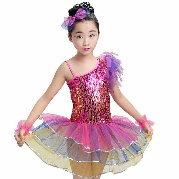 girls ballet dress for children girl dance clothing kids sequins jazz costumes for girls modern tutu girl stage dancewear, Black;red
girls ballet dress for children girl dance clothing kids sequins jazz costumes for girls modern tutu girl stage dancewear, Black;red