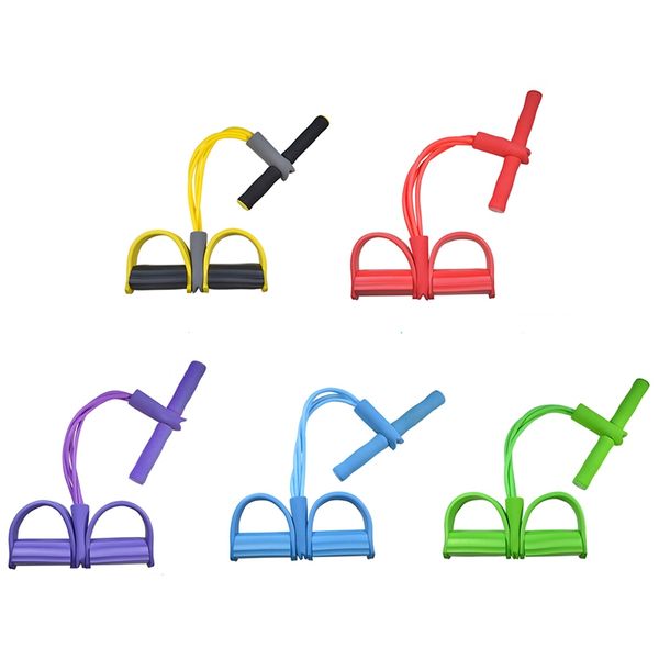 4 tubes strong fitness yoga resistance bands latex pedal exerciser sit- up gym household fitness equipment
4 tubes strong fitness yoga resistance bands latex pedal exerciser sit- up gym household fitness equipment