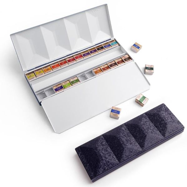 rubens watercolor paint 24 colors artist grade solid cakes metal case for painting drawing professional artist hobbyist
rubens watercolor paint 24 colors artist grade solid cakes metal case for painting drawing professional artist hobbyist