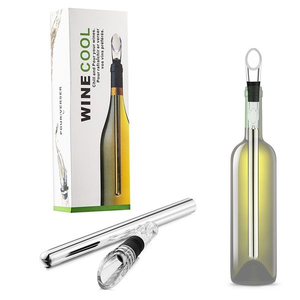 stainless steel ice wine chiller stick with wine pourer wine cooling stick cooler beer beverage frozen stick ice cool bar tool
stainless steel ice wine chiller stick with wine pourer wine cooling stick cooler beer beverage frozen stick ice cool bar tool