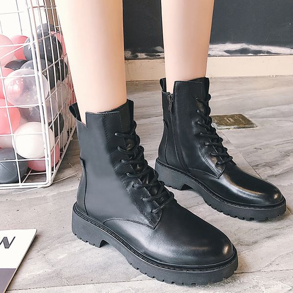 shoes lace up bootee woman 2019 women's mid-calf boots booties ladies luxury designer round toe low heels booties short mid calf, Black
shoes lace up bootee woman 2019 women's mid-calf boots booties ladies luxury designer round toe low heels booties short mid calf, Black