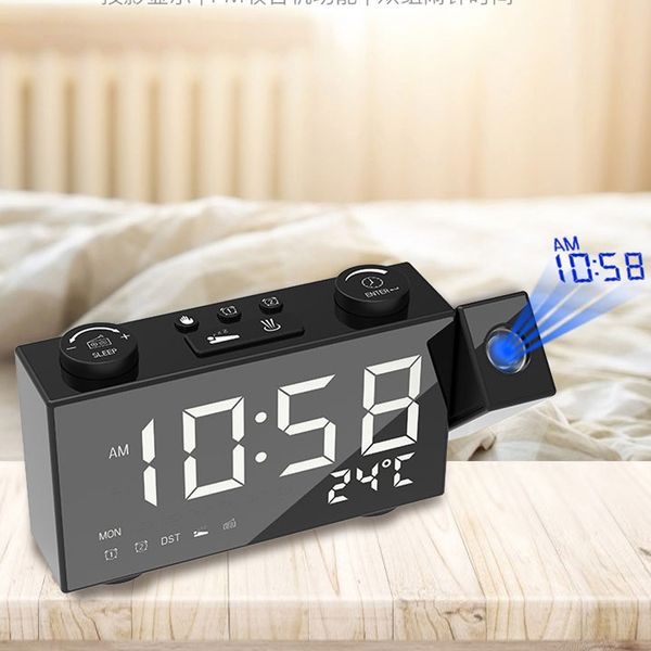 lcd digital projection alarm clock radio-controll wireless weather multifunctional station table clock with date alarm snooze
lcd digital projection alarm clock radio-controll wireless weather multifunctional station table clock with date alarm snooze