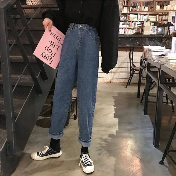 l jeans children harem pants fat mm2020 autumn and winter korean students loose gang feng straight pants, Blue
l jeans children harem pants fat mm2020 autumn and winter korean students loose gang feng straight pants, Blue