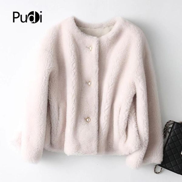 women's fur & faux pudi a18219 2021 women winter real coat collar wool warm jacket girl coats lady short overcoats, Black
women's fur & faux pudi a18219 2021 women winter real coat collar wool warm jacket girl coats lady short overcoats, Black