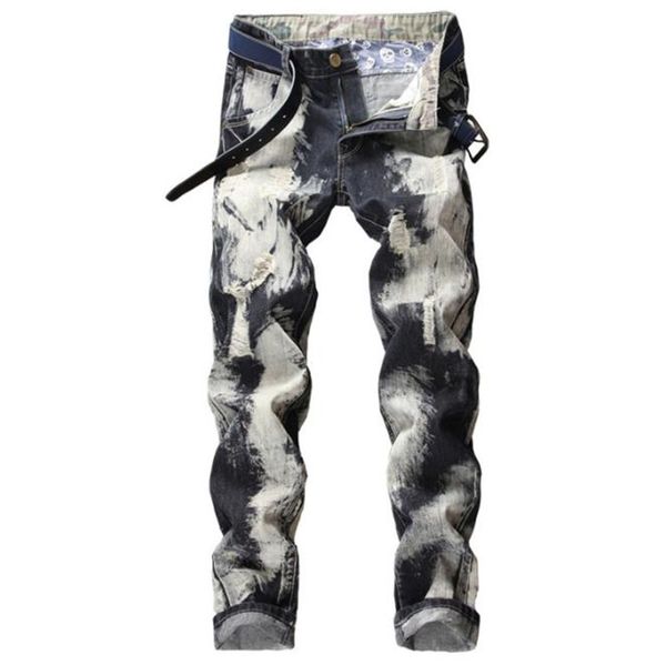 mens designer holes jeans fashion patch zipper fly pencil pants casual spring autumn mid waist jeans, Blue
mens designer holes jeans fashion patch zipper fly pencil pants casual spring autumn mid waist jeans, Blue