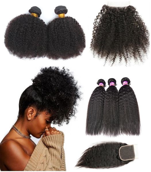 8a human hair bundles with closures 4*4 lace 100% brazilian virgin hair weaves double weft hair extensions afro kinky curly yaki straight, Black
8a human hair bundles with closures 4*4 lace 100% brazilian virgin hair weaves double weft hair extensions afro kinky curly yaki straight, Black