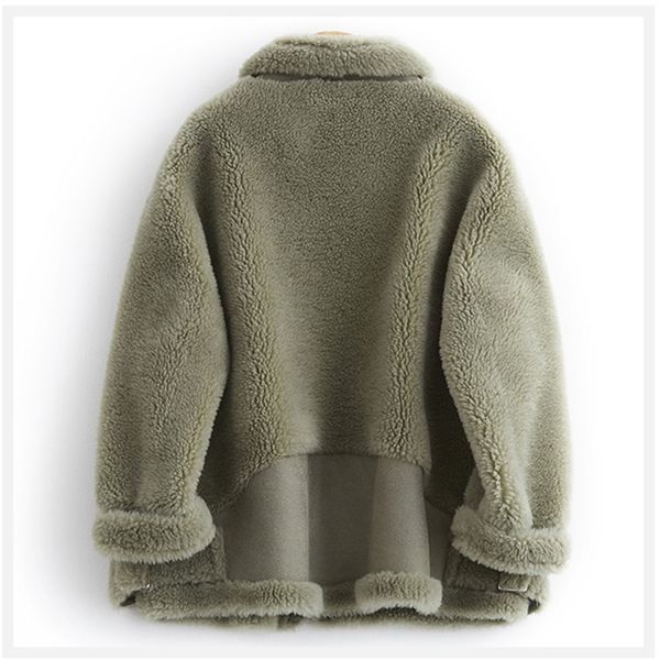 и версия осени новой зимней женской сплошного цвета часть стрижку овец пальто 2020 женского соединение шубы, Black
и версия осени новой зимней женской сплошного цвета часть стрижку овец пальто 2020 женского соединение шубы, Black