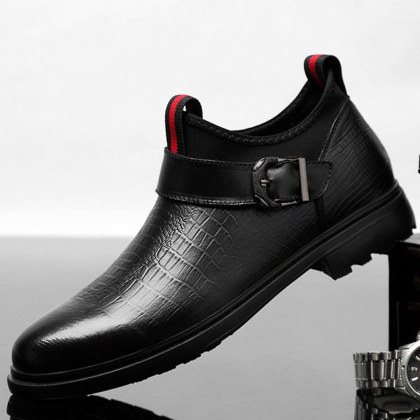 mens fashion casual sneakers men leather shoes wedding mens dress shoes buckle strap men sneakers, Black
mens fashion casual sneakers men leather shoes wedding mens dress shoes buckle strap men sneakers, Black