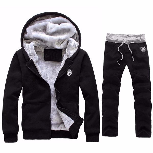 mens tracksuit warm fleece sport hooded sweatshirt coat hoodies+pants sweat suit fashion sports sweater sweatpants suit 9.30, Gray
mens tracksuit warm fleece sport hooded sweatshirt coat hoodies+pants sweat suit fashion sports sweater sweatpants suit 9.30, Gray