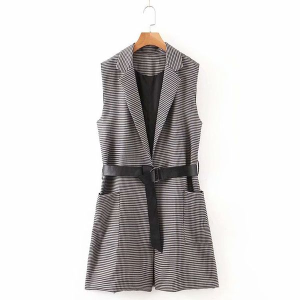 buona notte casual slim houndstooth vests women fashion tie belt waist coats women elegant pockets long vests female ladies jn, Black;white
buona notte casual slim houndstooth vests women fashion tie belt waist coats women elegant pockets long vests female ladies jn, Black;white