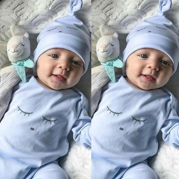 new baby boy clothes outfit long sleeve romper jumpsuit bodysuit playsuit blue eye cartoon baby suits, White
new baby boy clothes outfit long sleeve romper jumpsuit bodysuit playsuit blue eye cartoon baby suits, White