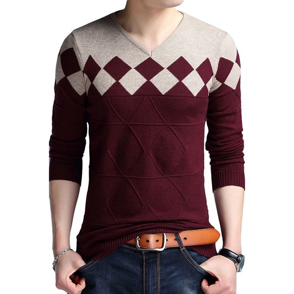 cashmere wool sweater men 2018 autumn winter slim fit pullovers men argyle pattern v-neck pull homme christmas sweaters, White;black
cashmere wool sweater men 2018 autumn winter slim fit pullovers men argyle pattern v-neck pull homme christmas sweaters, White;black