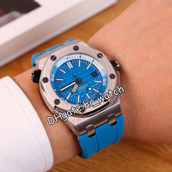 new royal 15710st a2813 automatic mens watch 42mm steel case white blue inner texture dial blue rubber watches 9 styles hi_watch h02g7, Slivery;brown
new royal 15710st a2813 automatic mens watch 42mm steel case white blue inner texture dial blue rubber watches 9 styles hi_watch h02g7, Slivery;brown