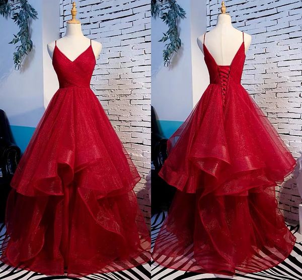 fabulous red hi low prom dresses evening gowns a line ruffles with straps organza red carpet celebrity pageant dress cheap, Black
fabulous red hi low prom dresses evening gowns a line ruffles with straps organza red carpet celebrity pageant dress cheap, Black