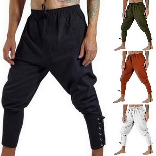 mjartoria men loose pants halloween medieval renaissance pirate horseman cosplay costume leg bandage trouser, Black
mjartoria men loose pants halloween medieval renaissance pirate horseman cosplay costume leg bandage trouser, Black