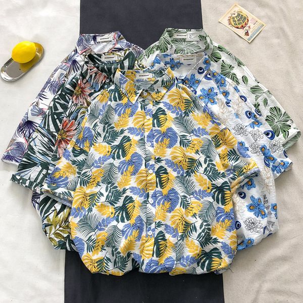 2020 summer casual mens hawaiian shirt streetwear loose printed short sleeve hawaii flower men beach floral shirts chemise homme, White;black
2020 summer casual mens hawaiian shirt streetwear loose printed short sleeve hawaii flower men beach floral shirts chemise homme, White;black