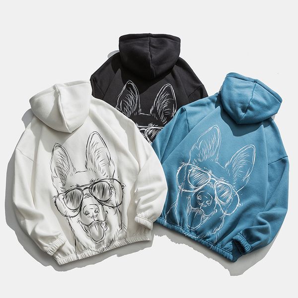 2019 new men's fashion hooded demu big print funny hip hop loose plus velvet autumn and winter, Black
2019 new men's fashion hooded demu big print funny hip hop loose plus velvet autumn and winter, Black