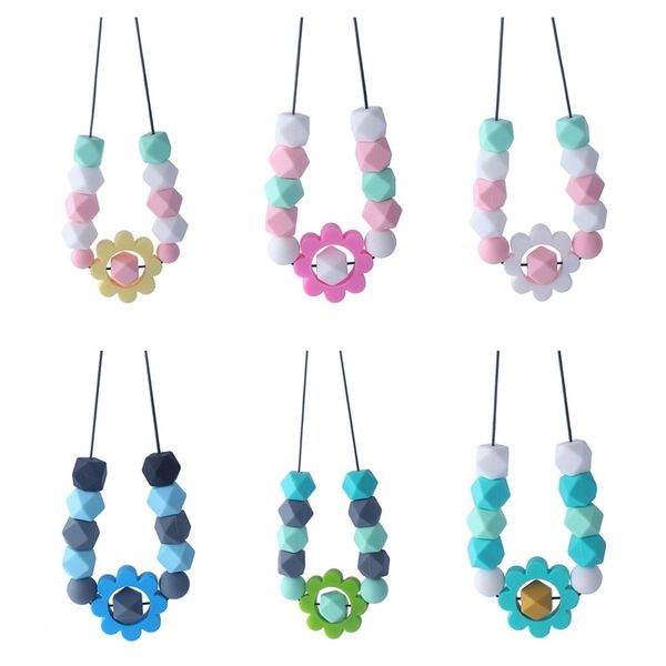 bpa silicone beads teether necklace baby teething toys infant babes nursing breastfeeding flower chewable necklace toy
bpa silicone beads teether necklace baby teething toys infant babes nursing breastfeeding flower chewable necklace toy
