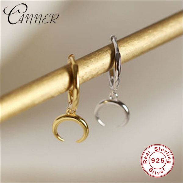 stud canner korean jewelry 100% 925 sterling silver earrings for women exquisite moon pendant small earring crescent earing gift, Golden;silver
stud canner korean jewelry 100% 925 sterling silver earrings for women exquisite moon pendant small earring crescent earing gift, Golden;silver