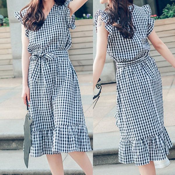 2019 summer dress fashion women summer v-neck high waist lattice printing leaf sleeve ruffles long dress vestidos, Black;gray
2019 summer dress fashion women summer v-neck high waist lattice printing leaf sleeve ruffles long dress vestidos, Black;gray