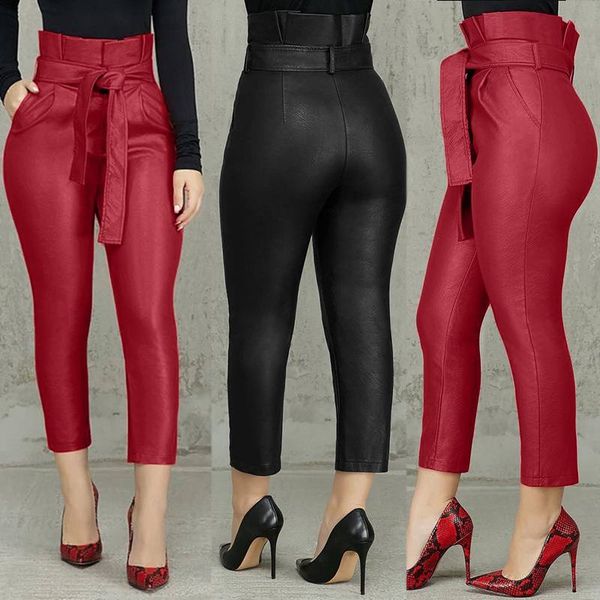 women's pants & capris fashion tight leather high waist trousers 2021 zanzea lace up front zipper stretch pantalon oversized turnip, Black;white
women's pants & capris fashion tight leather high waist trousers 2021 zanzea lace up front zipper stretch pantalon oversized turnip, Black;white