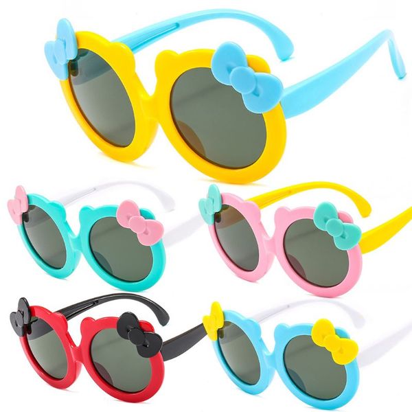 kids polarized sunglasses girls cute bow knot sun glasses silicone safety uv400, White;black
kids polarized sunglasses girls cute bow knot sun glasses silicone safety uv400, White;black