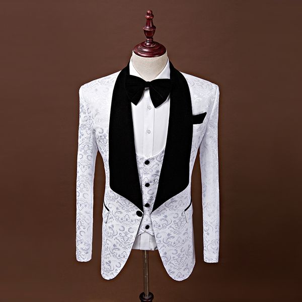 fashion pink blue colored men's wedding tuxedos jacquard shawl lapel 3 piece prom wedding party business suit jacket vest and pants bla, Black;gray
fashion pink blue colored men's wedding tuxedos jacquard shawl lapel 3 piece prom wedding party business suit jacket vest and pants bla, Black;gray