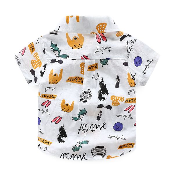 ins new gentleman boy kids clothing shirt short sleeve animals print stand collar t shirt kids causal 100% cotton boy kids clothes, Blue
ins new gentleman boy kids clothing shirt short sleeve animals print stand collar t shirt kids causal 100% cotton boy kids clothes, Blue