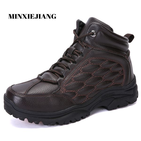 minxiejiangrand new leather men boots fashion quality winter snow boots waterproof fur ankle men's warm work size 45, Black
minxiejiangrand new leather men boots fashion quality winter snow boots waterproof fur ankle men's warm work size 45, Black