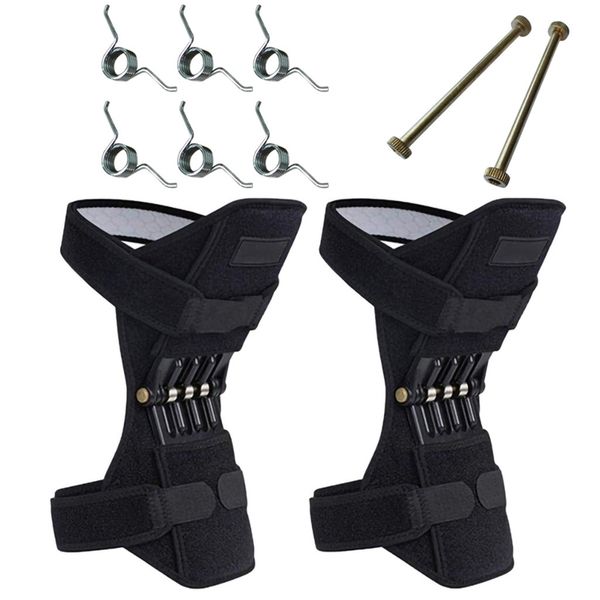 elbow knee pads power lift joint support knee pads powerful rebound spring force protection old cold leg band, Black;gray
elbow knee pads power lift joint support knee pads powerful rebound spring force protection old cold leg band, Black;gray