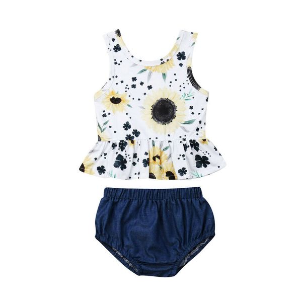 0-18m babies sunflower clothes set newborn infant baby girl sunflowers vest shorts summer outfits set clothing, Pink;blue
0-18m babies sunflower clothes set newborn infant baby girl sunflowers vest shorts summer outfits set clothing, Pink;blue