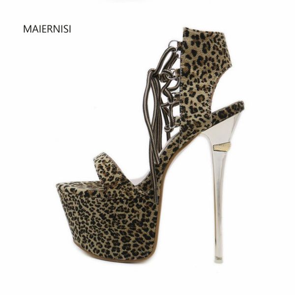 sandals maiernisi ladies shoes pattern leopard print super high heel 17cm thin heels fashion show nightclub 34-39 40, Black
sandals maiernisi ladies shoes pattern leopard print super high heel 17cm thin heels fashion show nightclub 34-39 40, Black