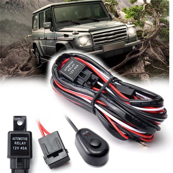 sell 2.5m 40a dc12v car universal accessories fog light wiring harness kit loom for led work driving light bar relay switch
sell 2.5m 40a dc12v car universal accessories fog light wiring harness kit loom for led work driving light bar relay switch
