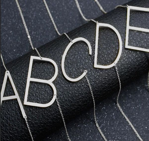 stainless steel a-z english alphabet initial necklace silver gold rose plated capital letter pendant fashion jewelry for women drop ship
stainless steel a-z english alphabet initial necklace silver gold rose plated capital letter pendant fashion jewelry for women drop ship