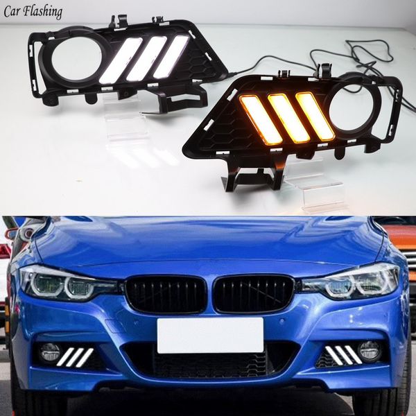 car flashing 1pair led drl daytime running lights fog lamp driving lights with yellow turn signal for f30 3 series 2018 2019
car flashing 1pair led drl daytime running lights fog lamp driving lights with yellow turn signal for f30 3 series 2018 2019