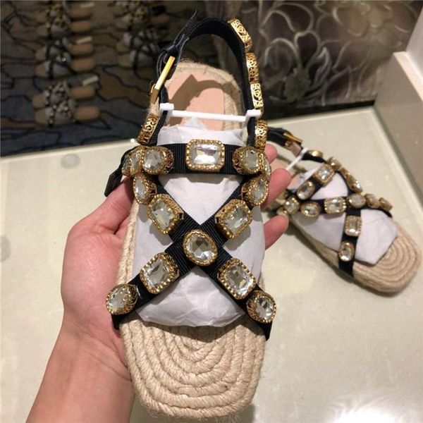 women cord sandals flat slides with crystals, summer slip-on hiking cord sandals in metallic leather for women, Black
women cord sandals flat slides with crystals, summer slip-on hiking cord sandals in metallic leather for women, Black