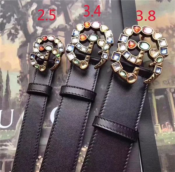Whole ale 2 0cm 3 4cm 3 8cm leather belt de igner cla ic color cry tal bra buckle fa hion brand belt for men and women
Whole ale 2 0cm 3 4cm 3 8cm leather belt de igner cla ic color cry tal bra buckle fa hion brand belt for men and women