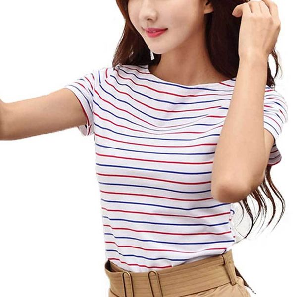 womens clothing designer shirt 2019 cotton t shirt striped classic t shirts for women colorful t shirt woman plus size tee, White
womens clothing designer shirt 2019 cotton t shirt striped classic t shirts for women colorful t shirt woman plus size tee, White