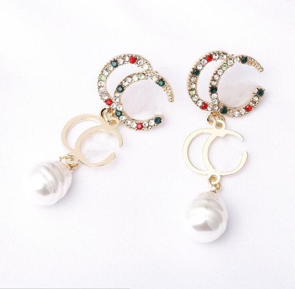 2020.designer letters g earrings gold plated dangle earrings with red green white colorful stone earddrop for women girl party jewelry, Silver
2020.designer letters g earrings gold plated dangle earrings with red green white colorful stone earddrop for women girl party jewelry, Silver