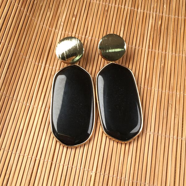 2019 wholesale new women earrings stud jewelry black color handmade nature stone rectangle shaped quartz stone earring, Silver
2019 wholesale new women earrings stud jewelry black color handmade nature stone rectangle shaped quartz stone earring, Silver